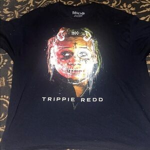 Trippie Redd Crew Neck Short Sleeve Graphic T-Shirt Size XL 100% Cotton